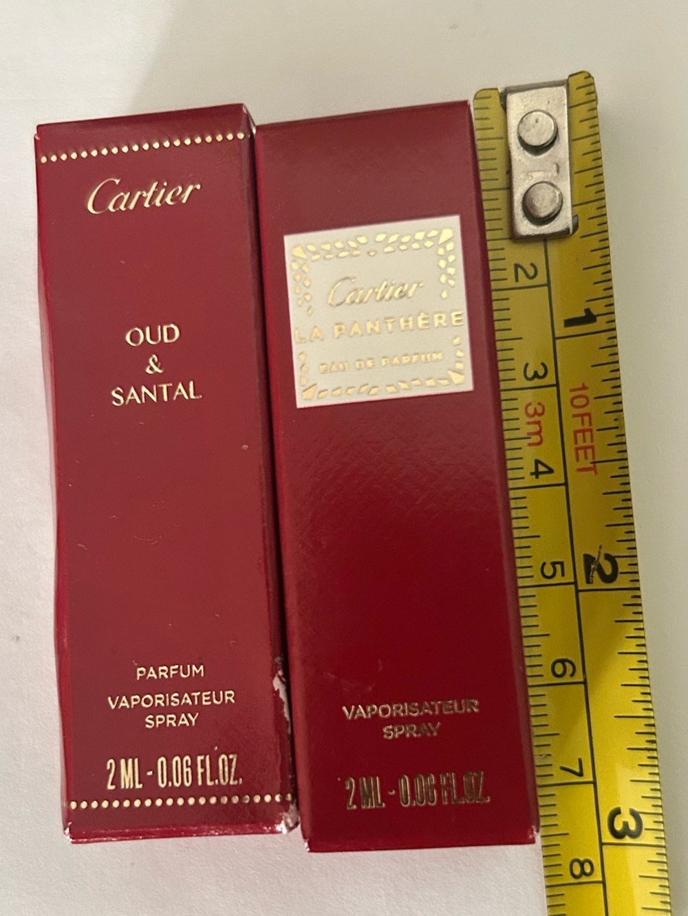 Cartier mini perfume set 2 ml
